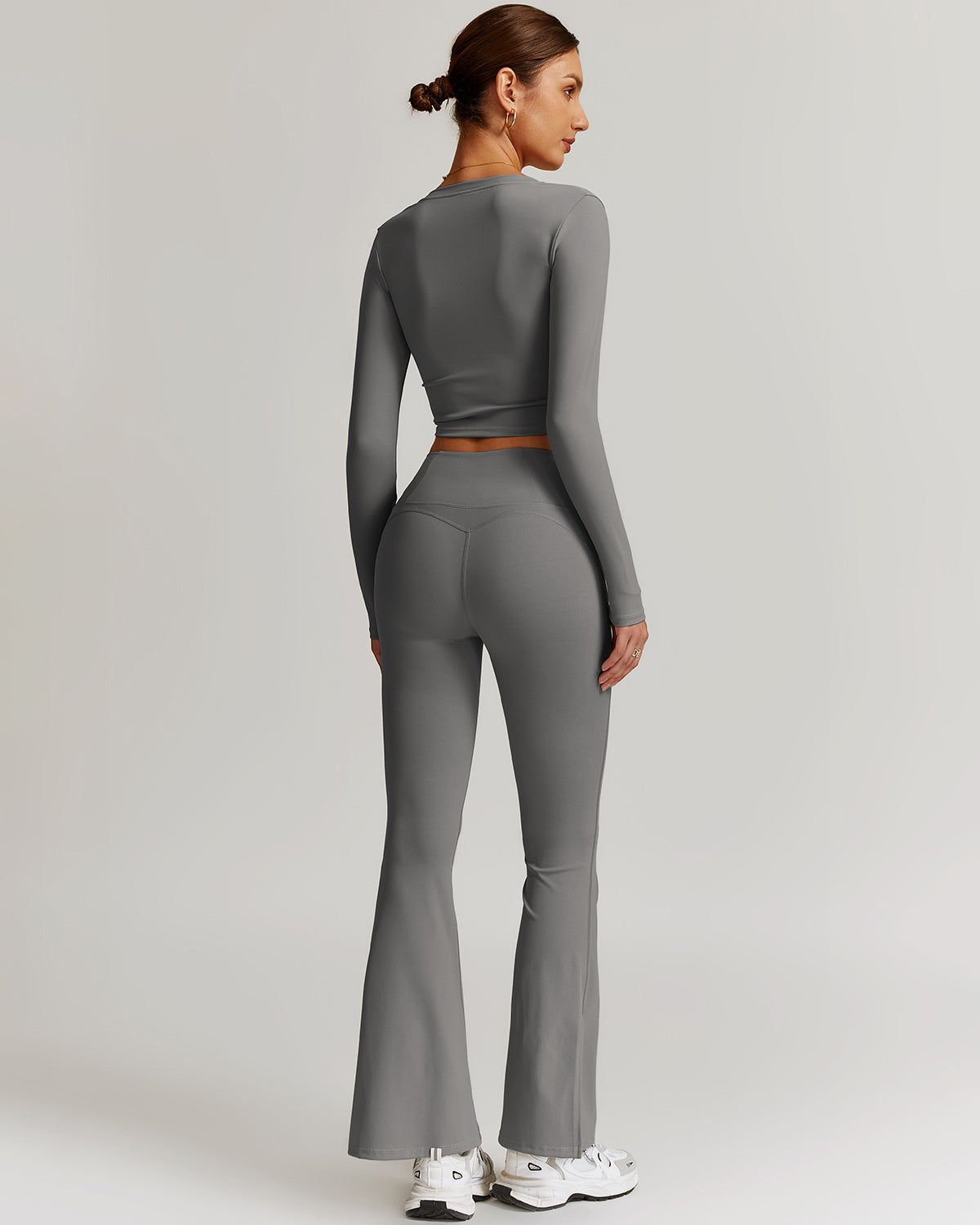 Brynn Flare Leggings - Grey