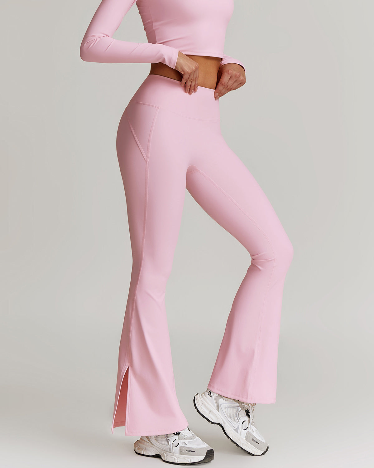 Brynn Flare Leggings - Pink