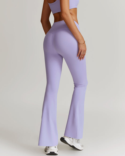 Brynn Flare Leggings - Purple