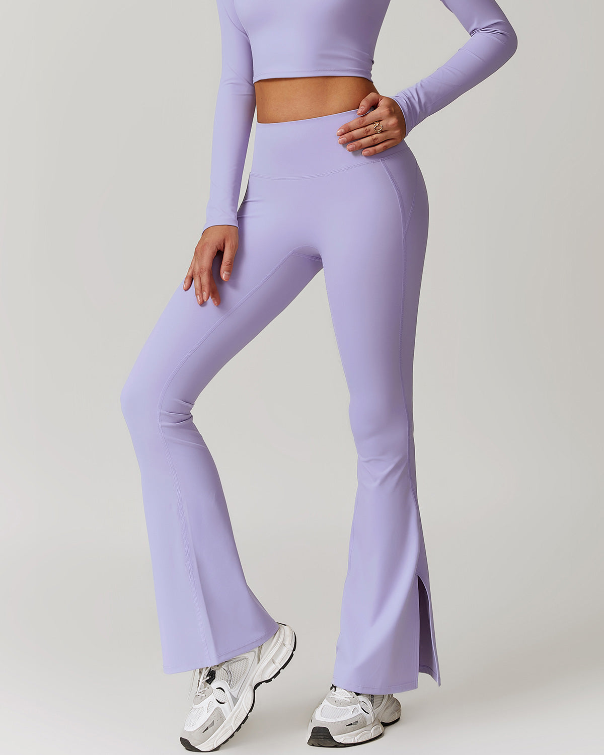 Brynn Flare Leggings - Purple