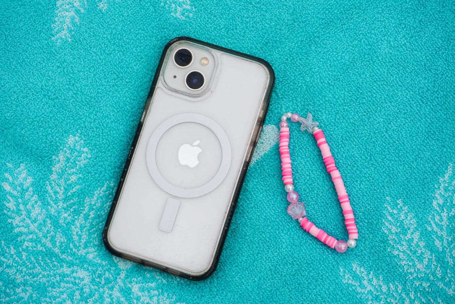 Sweet Pink Mini Phone Charm