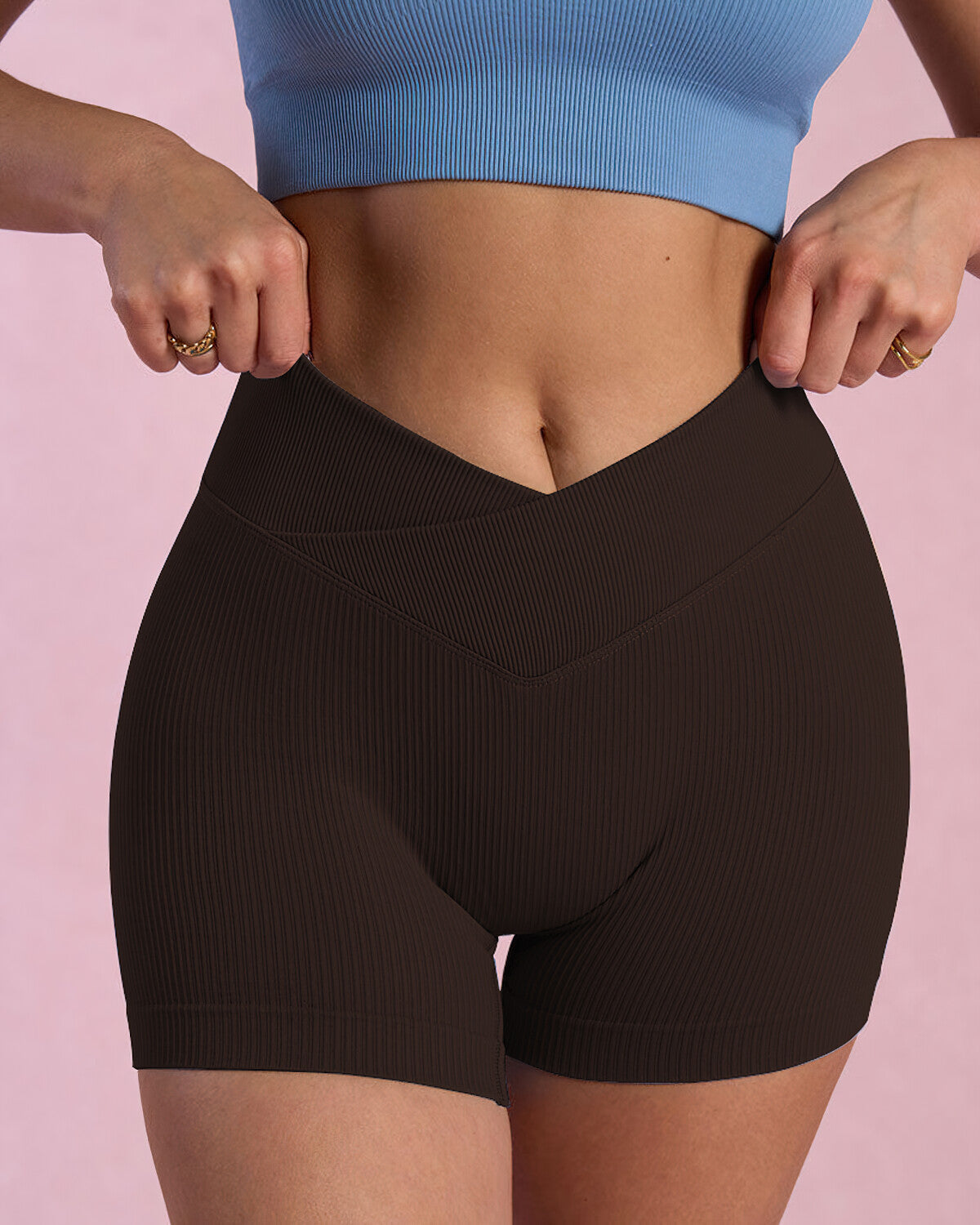 Kelly Seamless Shorts - Brown