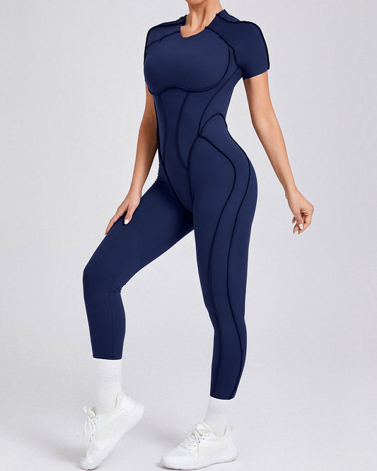 Kira Flow Jumpsuit - Navy