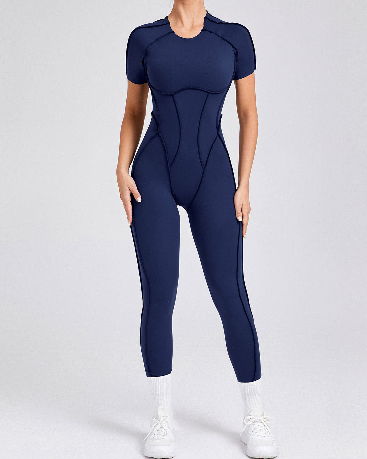 Kira Flow Jumpsuit - Navy