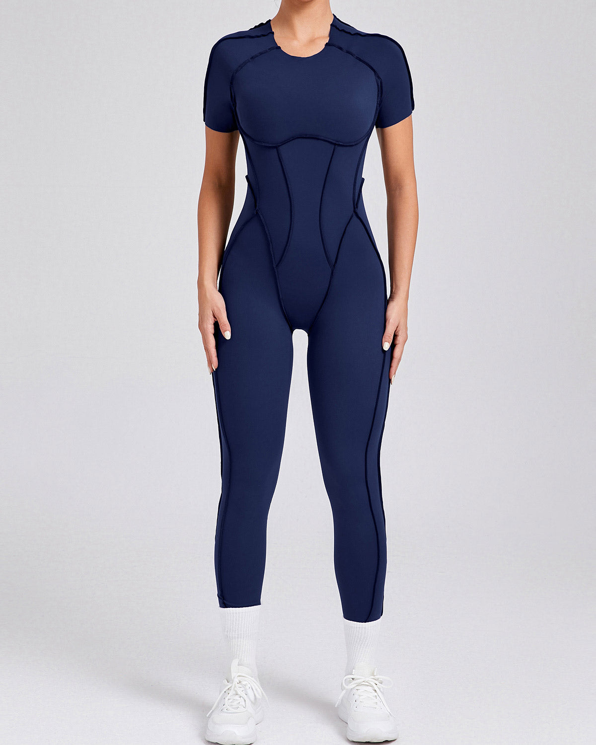 Kira Flow Jumpsuit - Navy