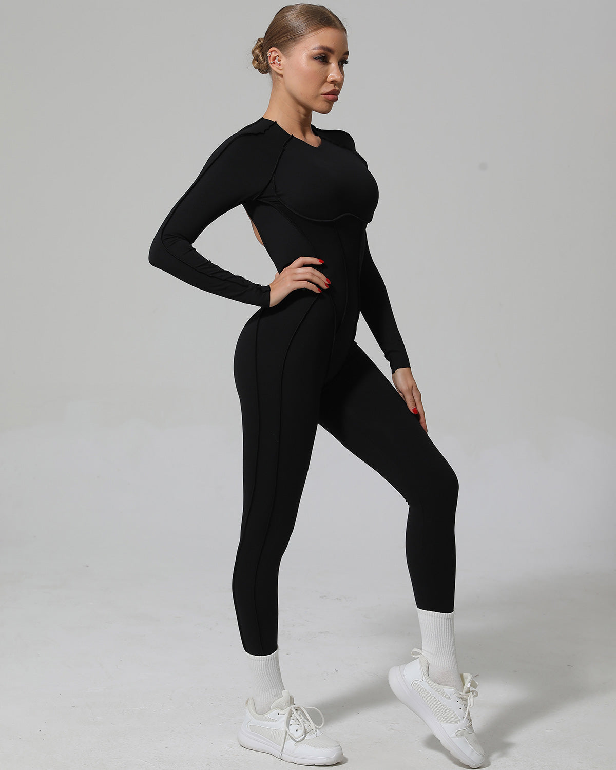 Kira Flex Jumpsuit - Black