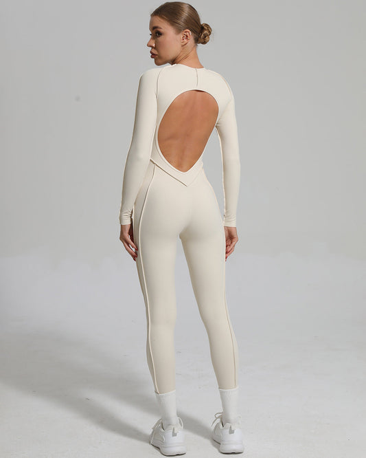 Kira Flex Jumpsuit - Beige