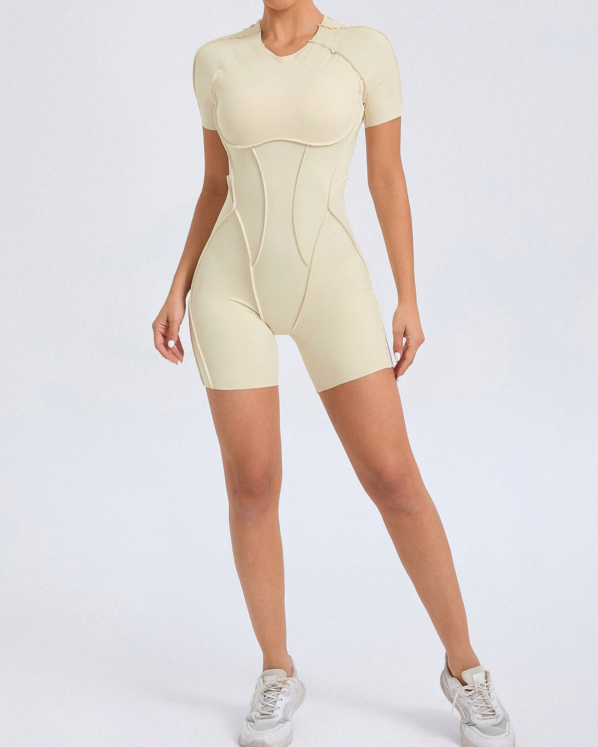 Kira Sprint Jumpsuit - Beige