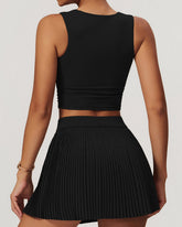 Lyra Crop Top - Black