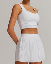 Lyra Crop Top - White