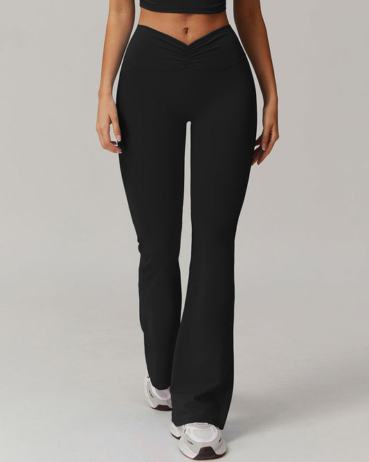 Lyra Flare Leggings - Black