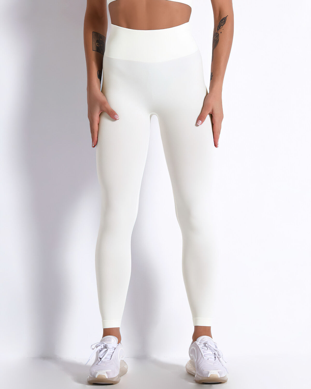 Mikaela Seamless Leggings - White