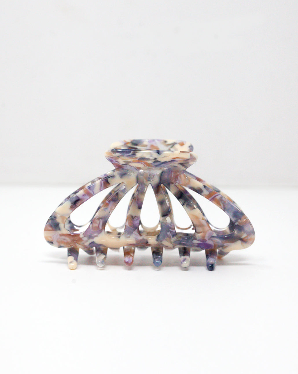 Multicolor Purple Tortoise Hair Claw