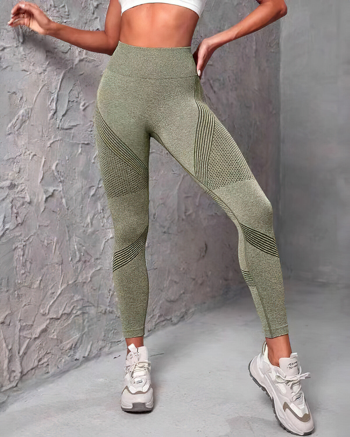 Paula Seamless Leggings - Green