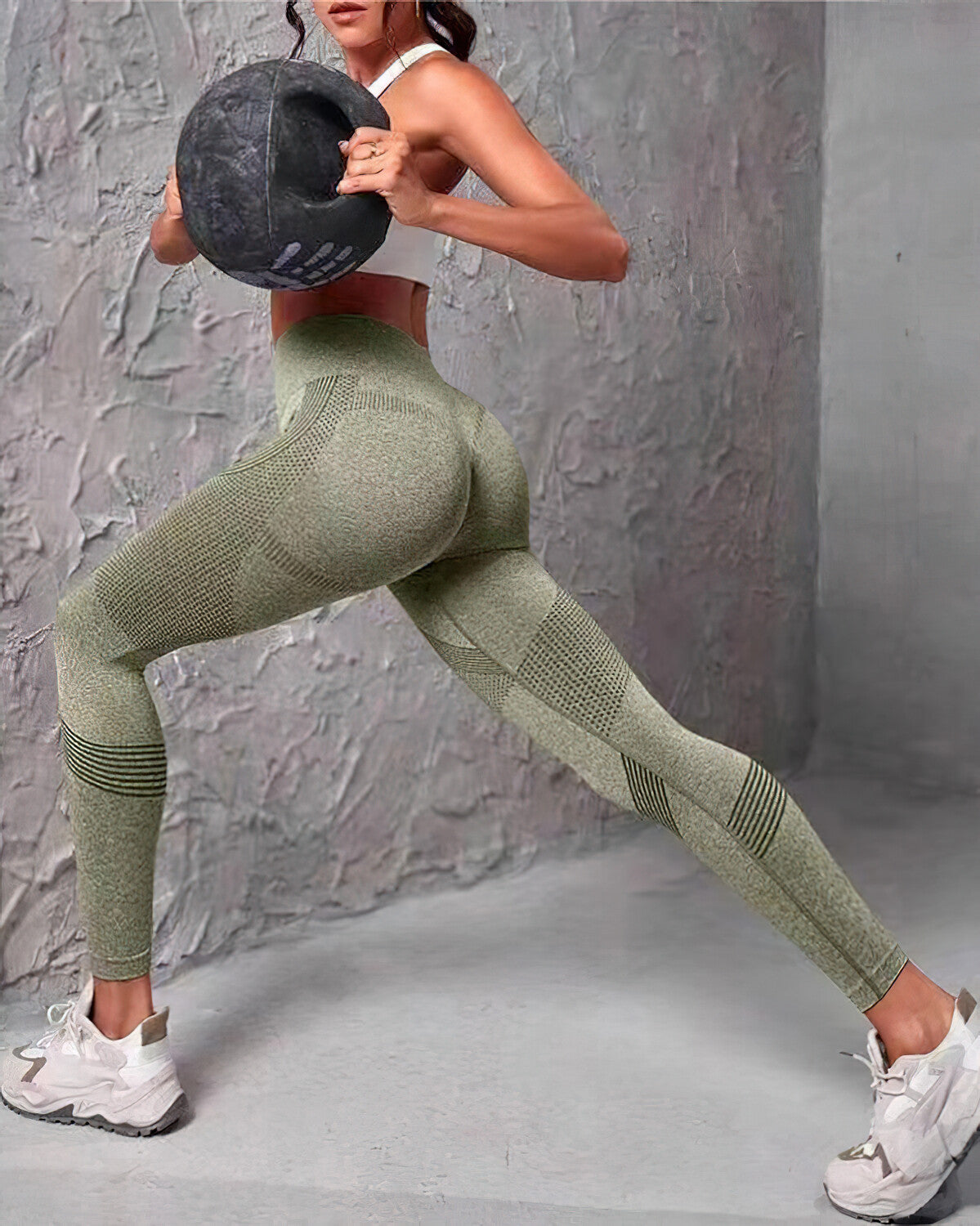 Paula Seamless Leggings - Green