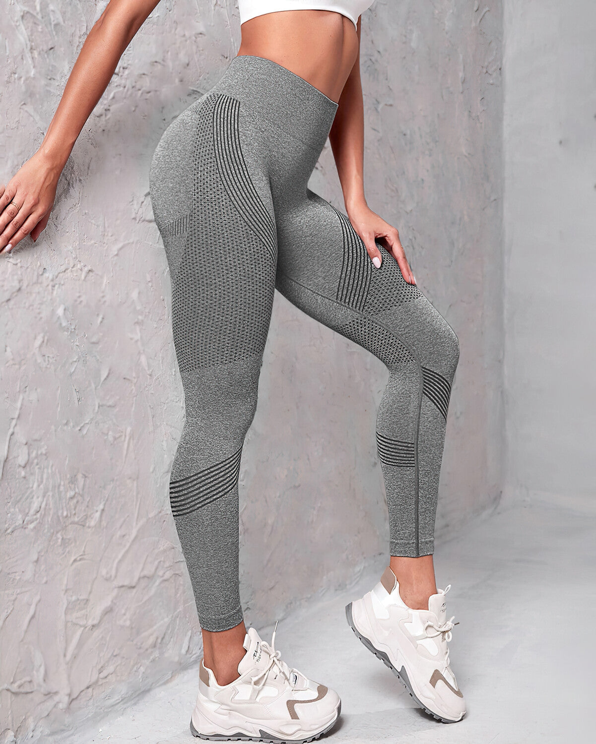 Paula Seamless Leggings - Grey