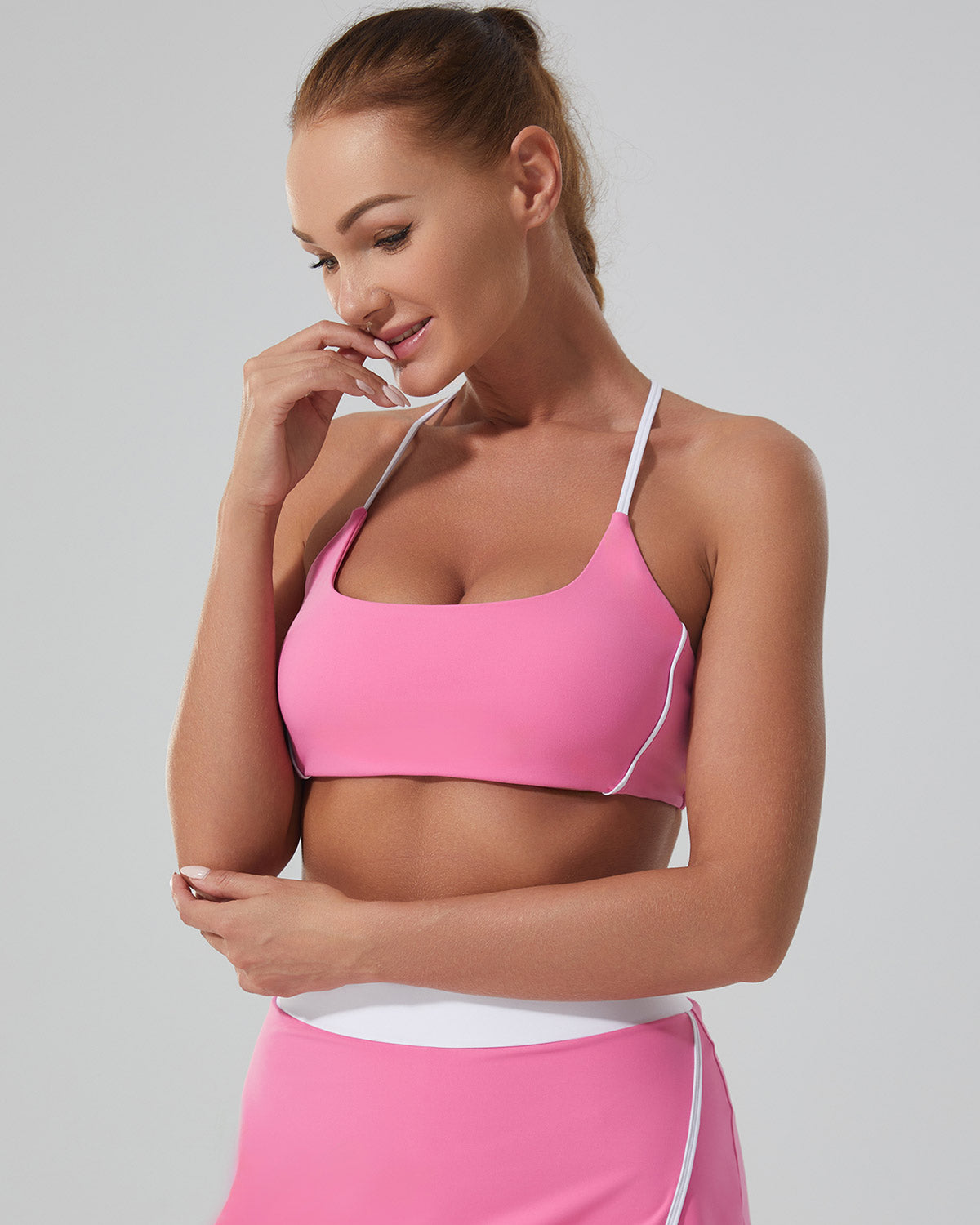 Pearl Sports Bra - Pink