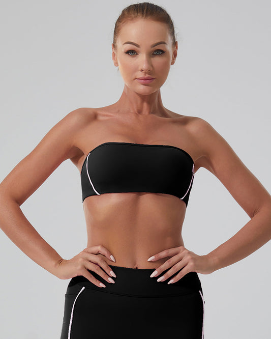 Pearl Tank Bra - Black