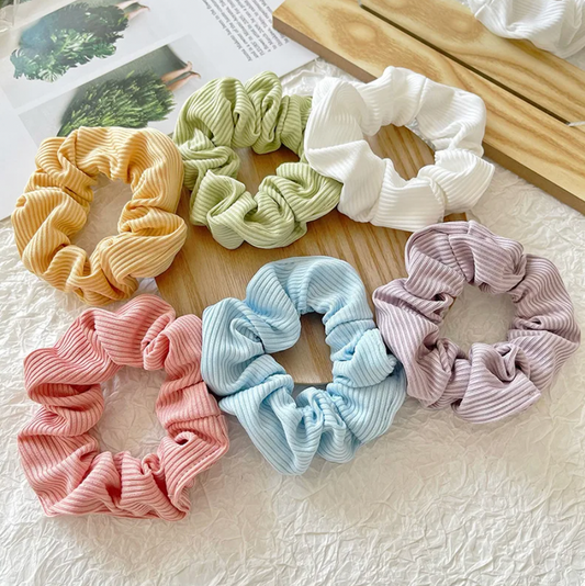 Scrunchies Pack - 6 Pieces Included