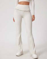 Seraphina Flare Leggings - White