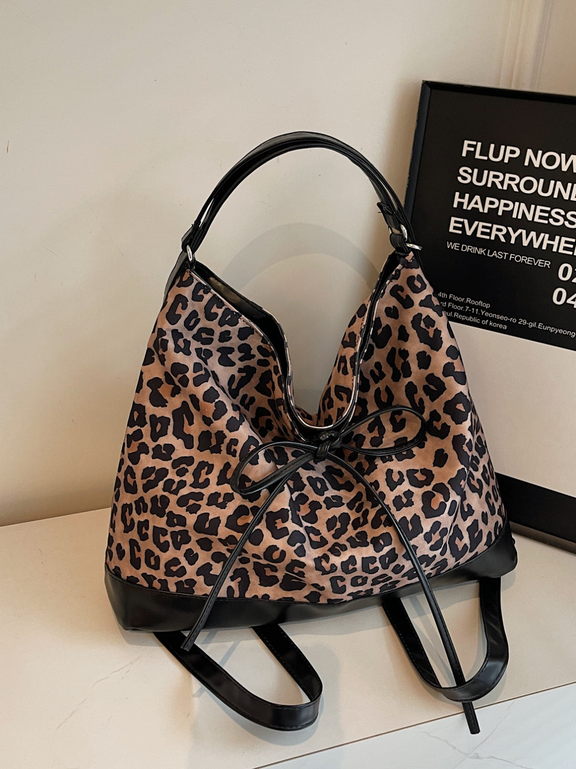 Leopard Dual Purpose Crossbody Bag