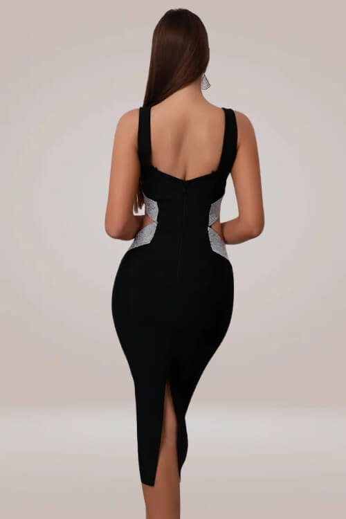 Amor Cutout Bodycon Midi Dress