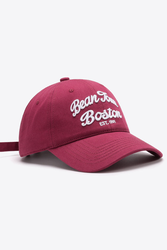 Embroidered Graphic Adjustable Baseball Cap