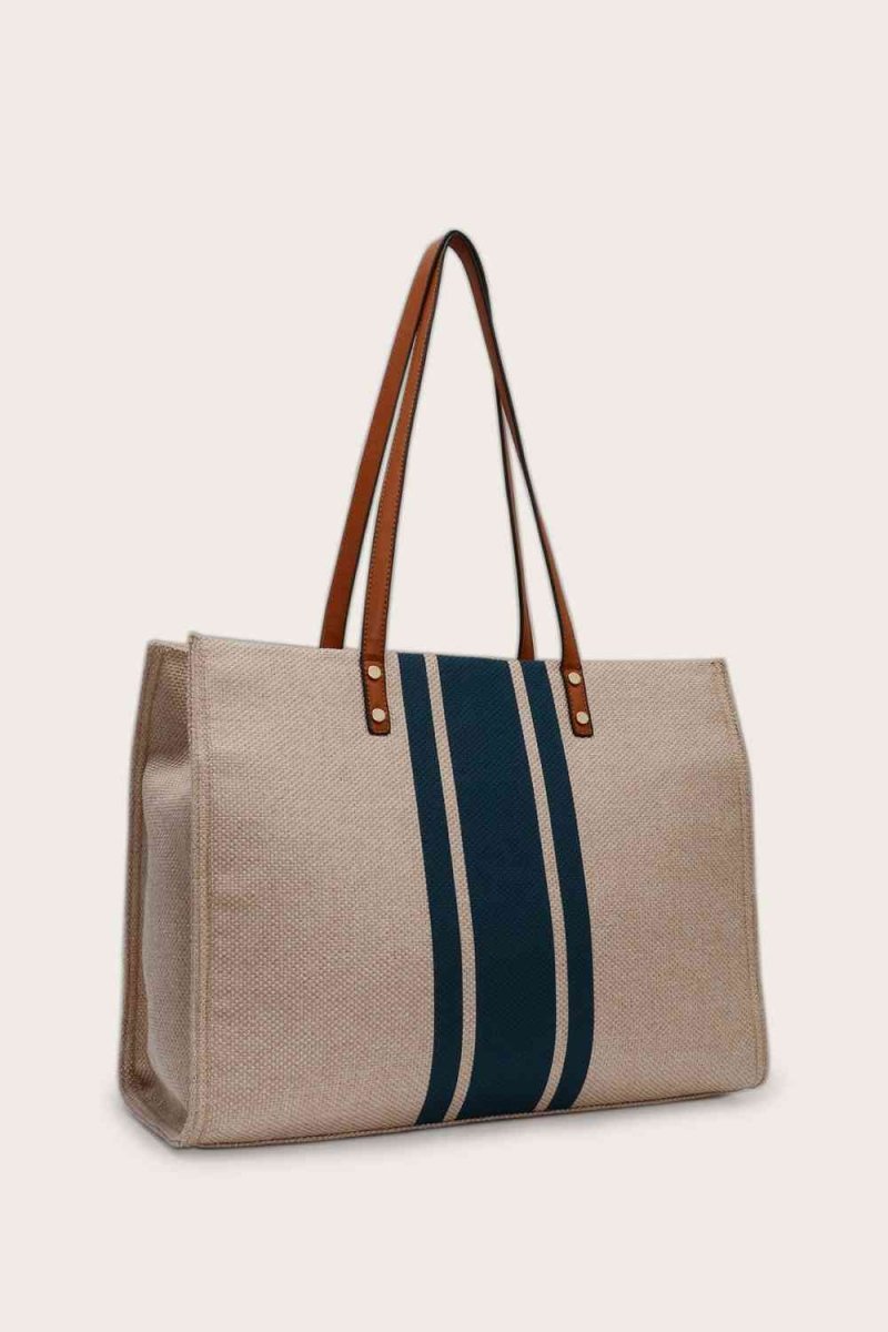 Canvas Tote Bag for Work & Beach | Large with Zipper