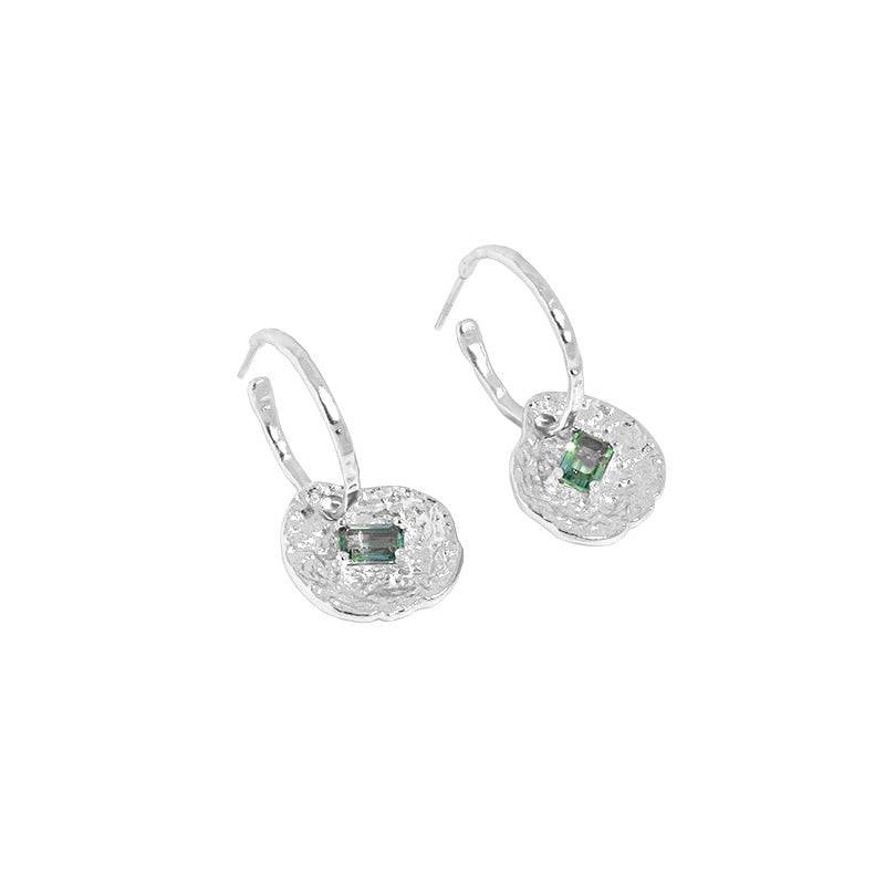 Lotus Leaf Dangling 925 Sterling Silver Earrings