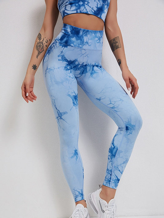 React SUPER LUXE Legging - Blue Marble
