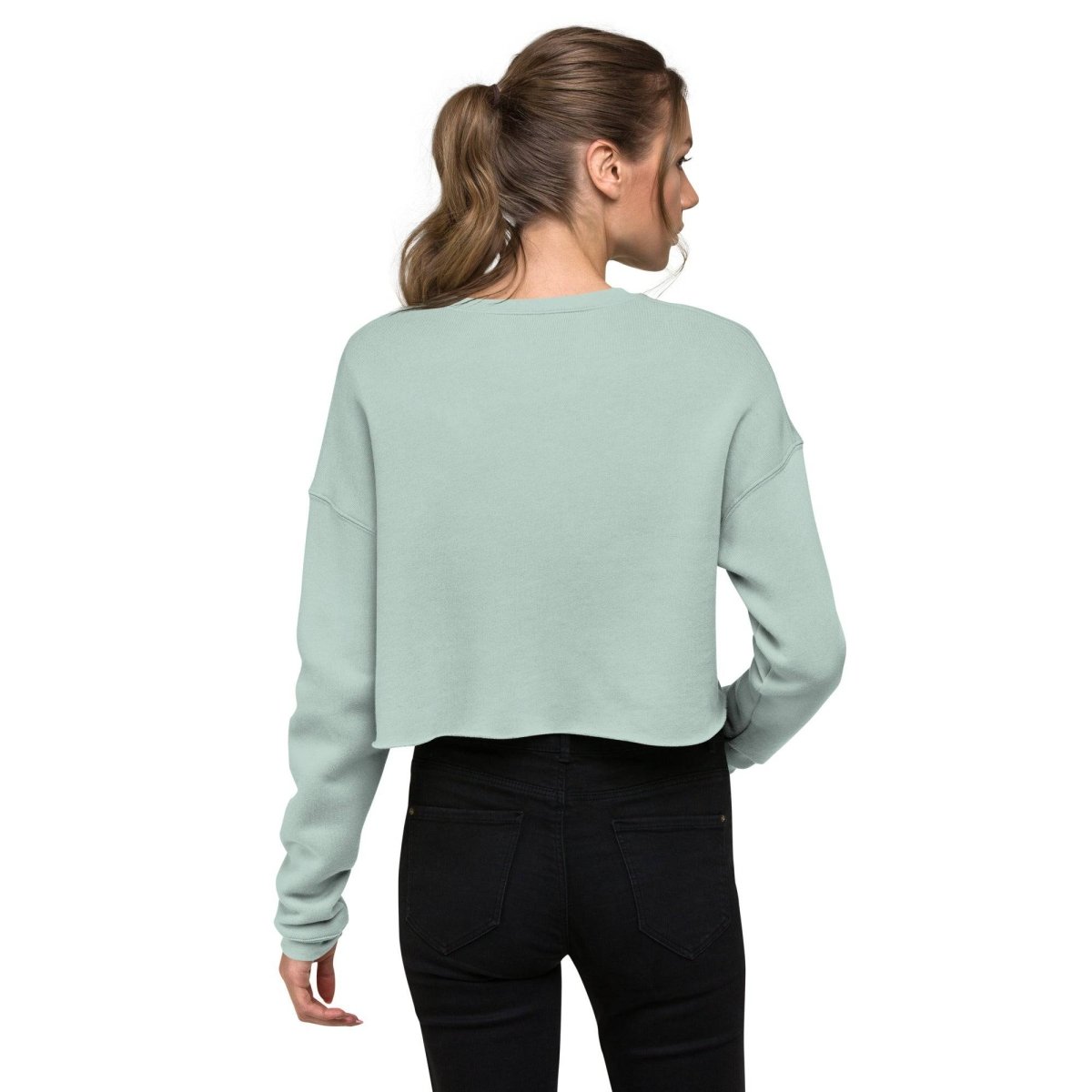 TGC Boutique Light Blue Crop Sweatshirt