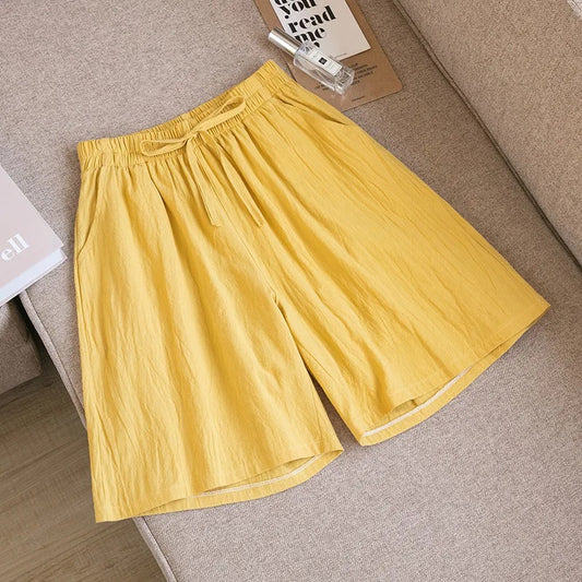 Zinnie Pocket Shorts - Yellow