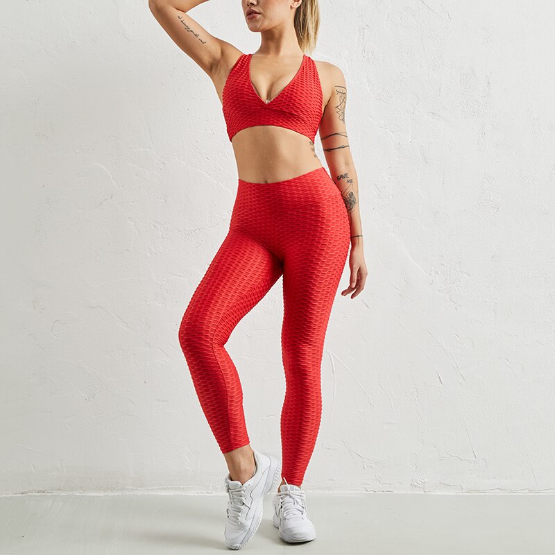 React LUXE Seamless Set - Red