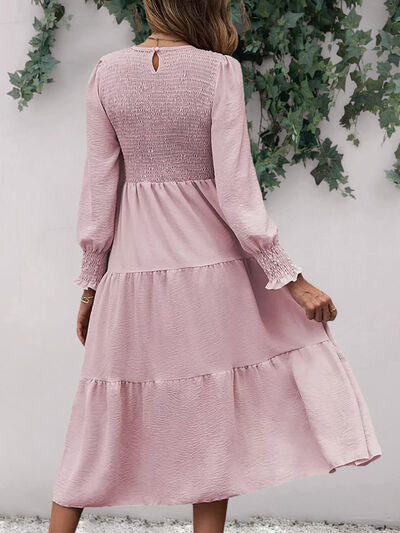 Ria Midi Dress - Dusty Pink
