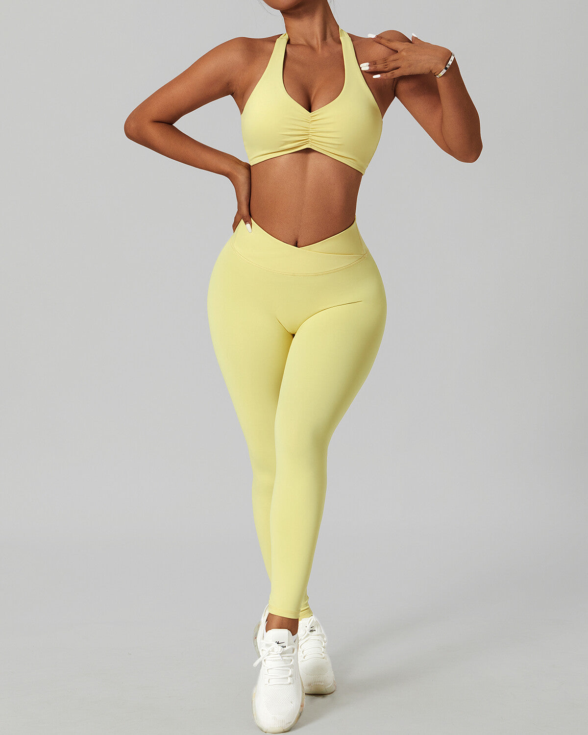 Adalee Seamless Leggings - Pastel Lime