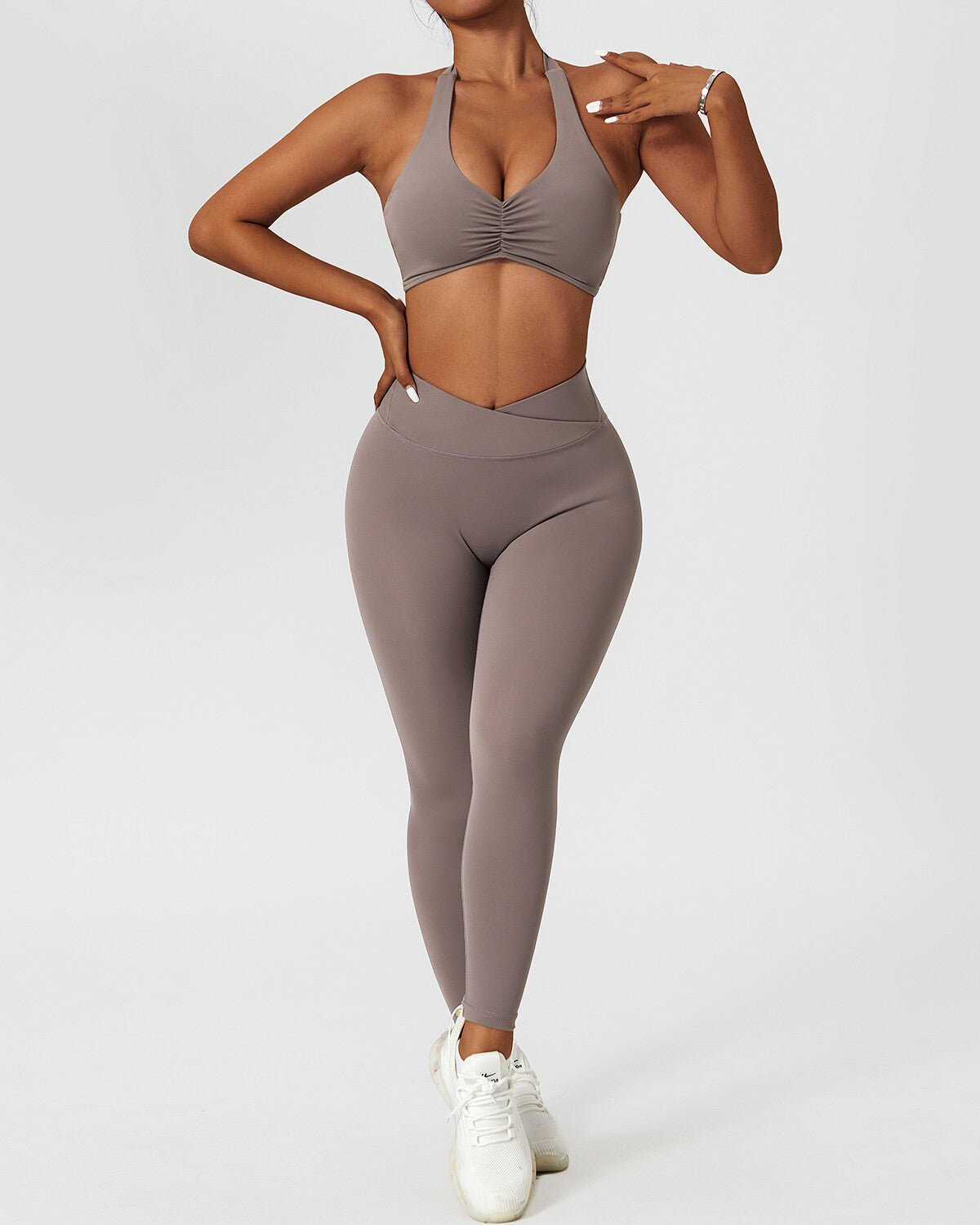 Adalee Seamless Leggings - Taupe