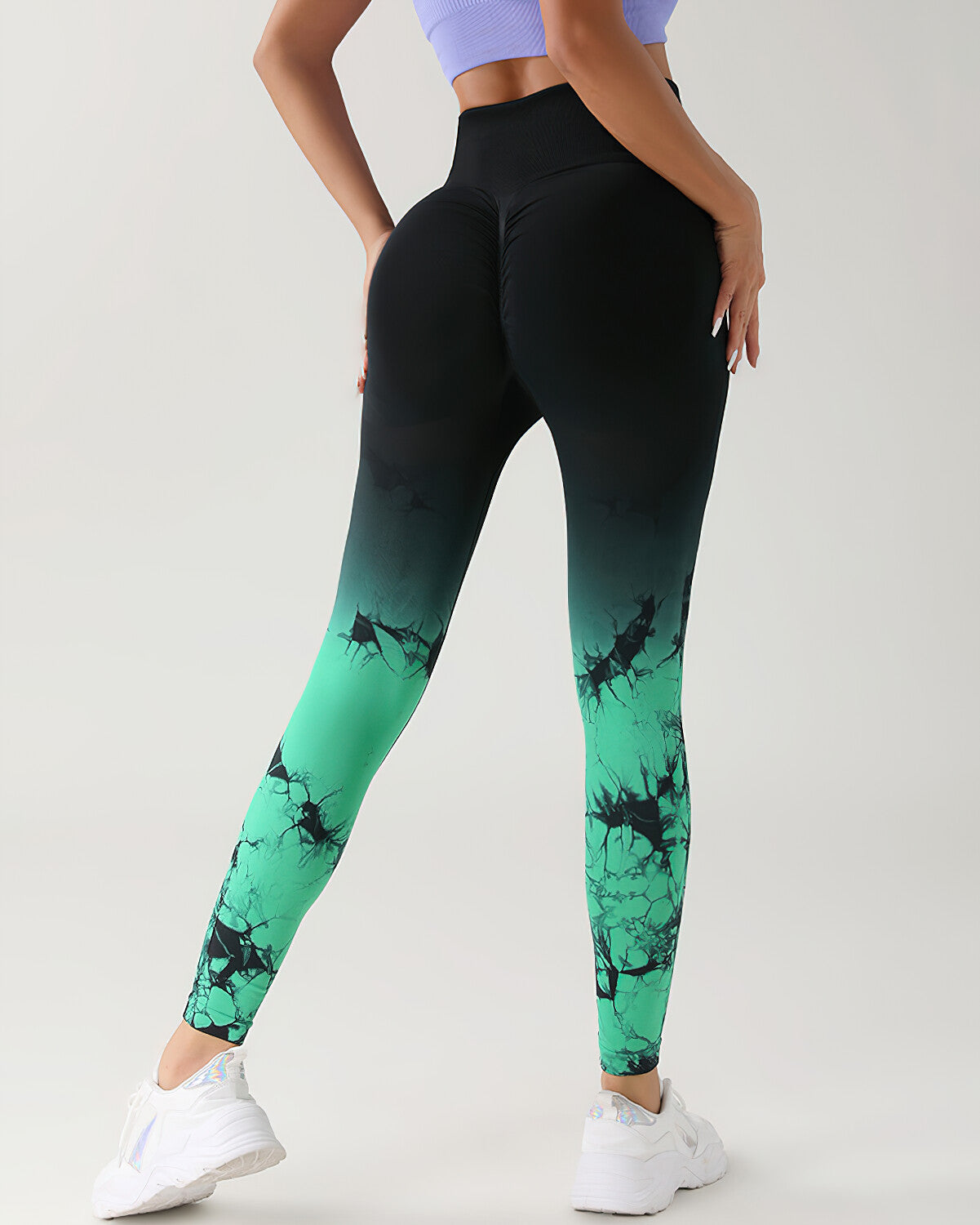 Adrianna Seamless Scrunch Leggings - Green