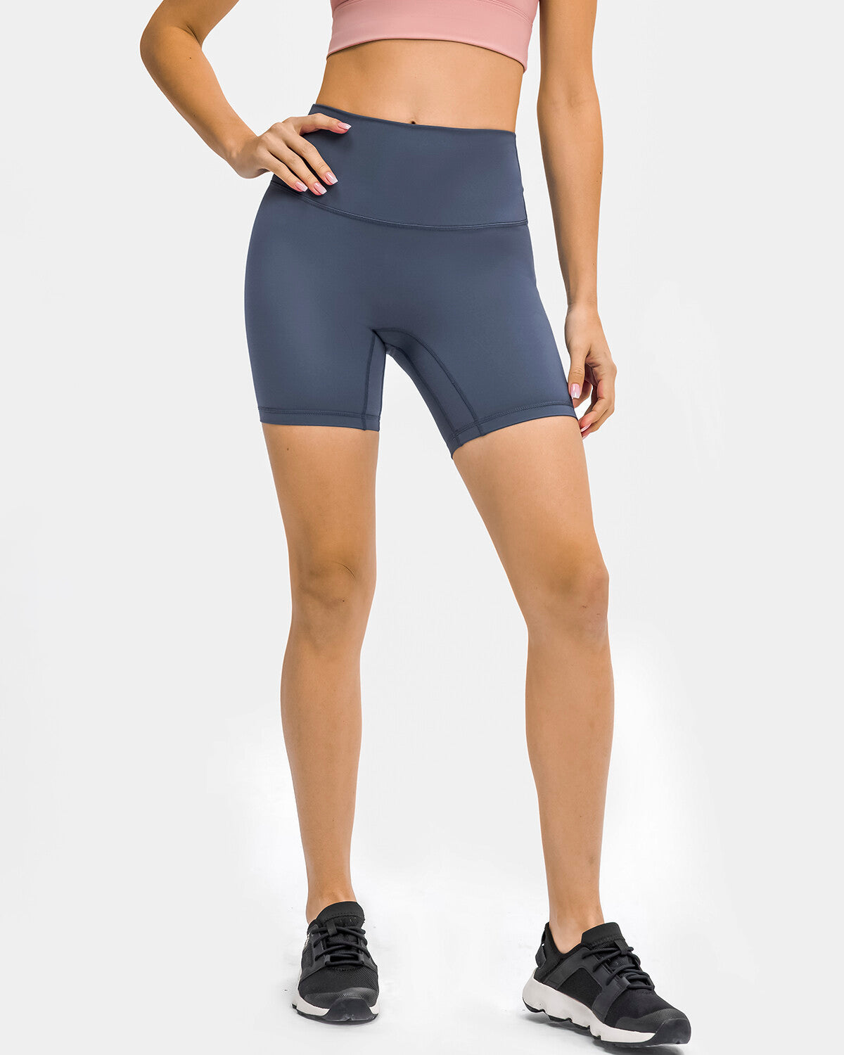 Aleah Seamless Shorts - Charcoal