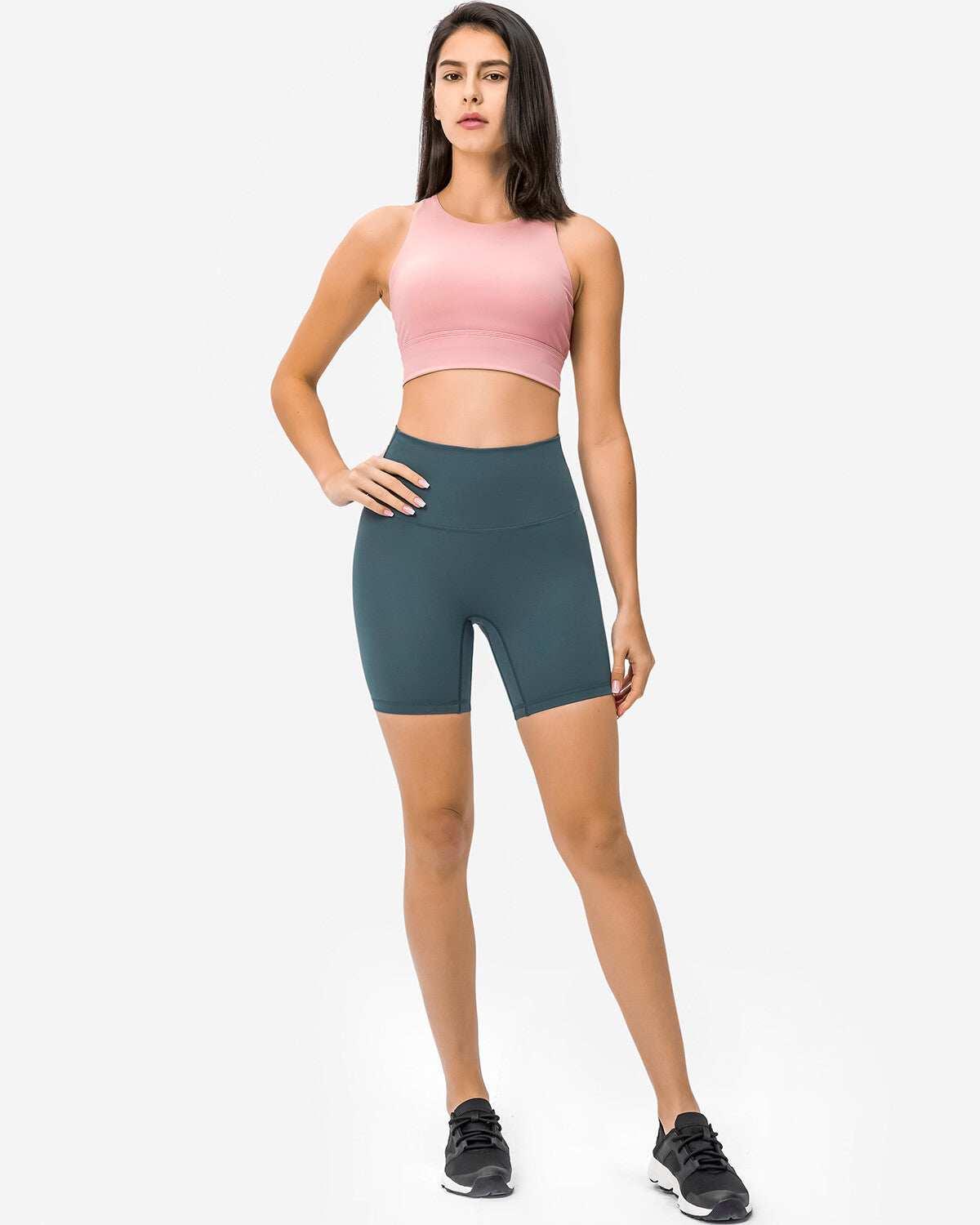 Aleah Seamless Shorts - Forrest Green