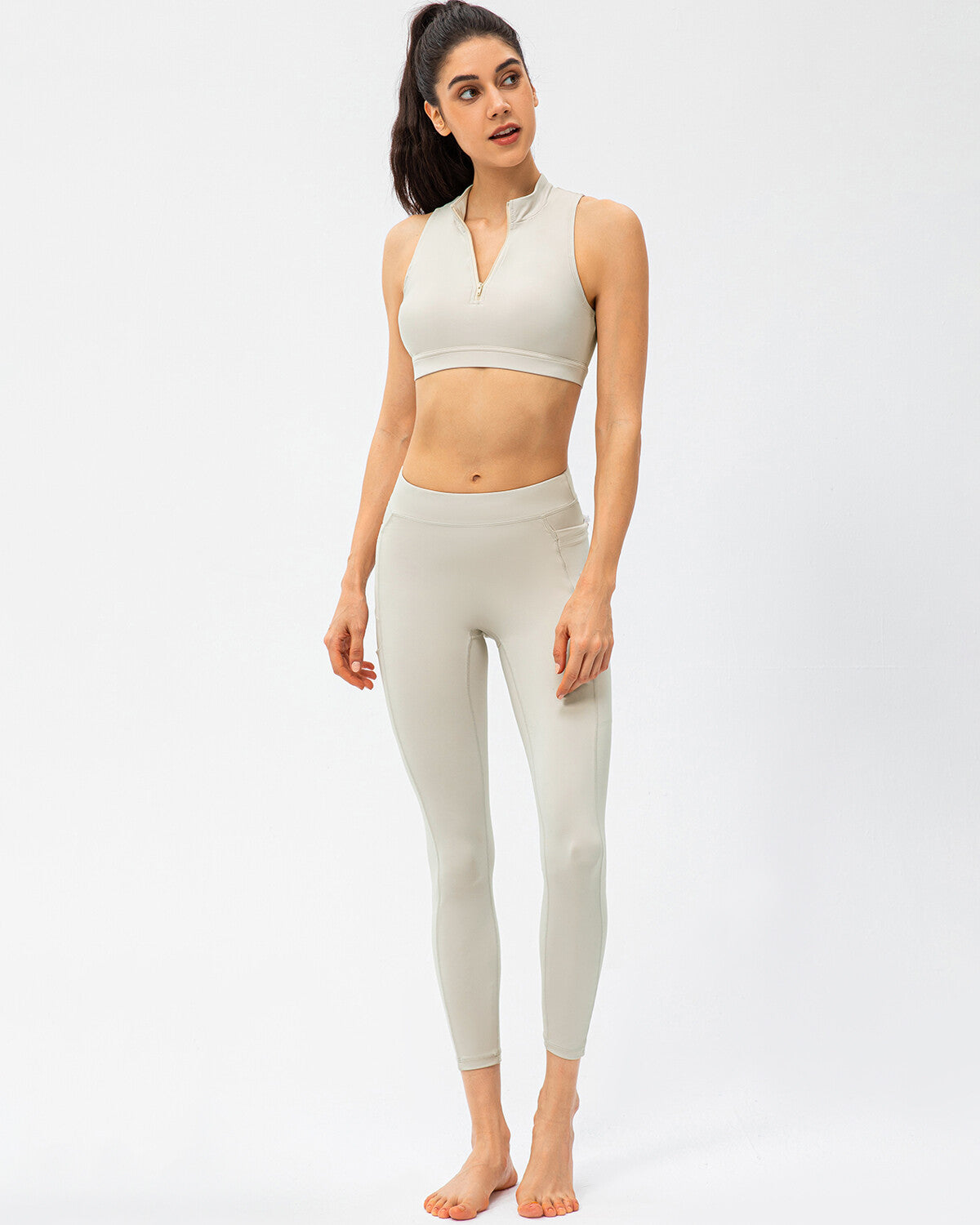 React Ariana Sports Bra - Beige