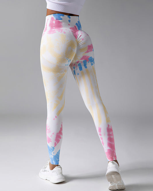 Bellamy Seamless Scrunch Leggings - Cotton Candy