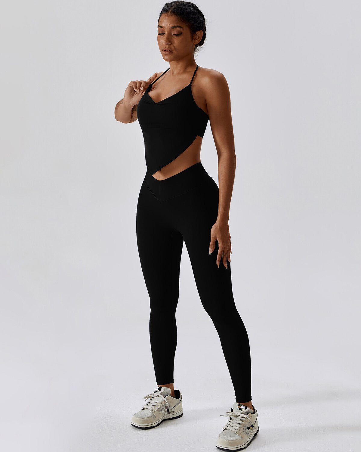 Bethany Seamless Pocket Leggings - Black