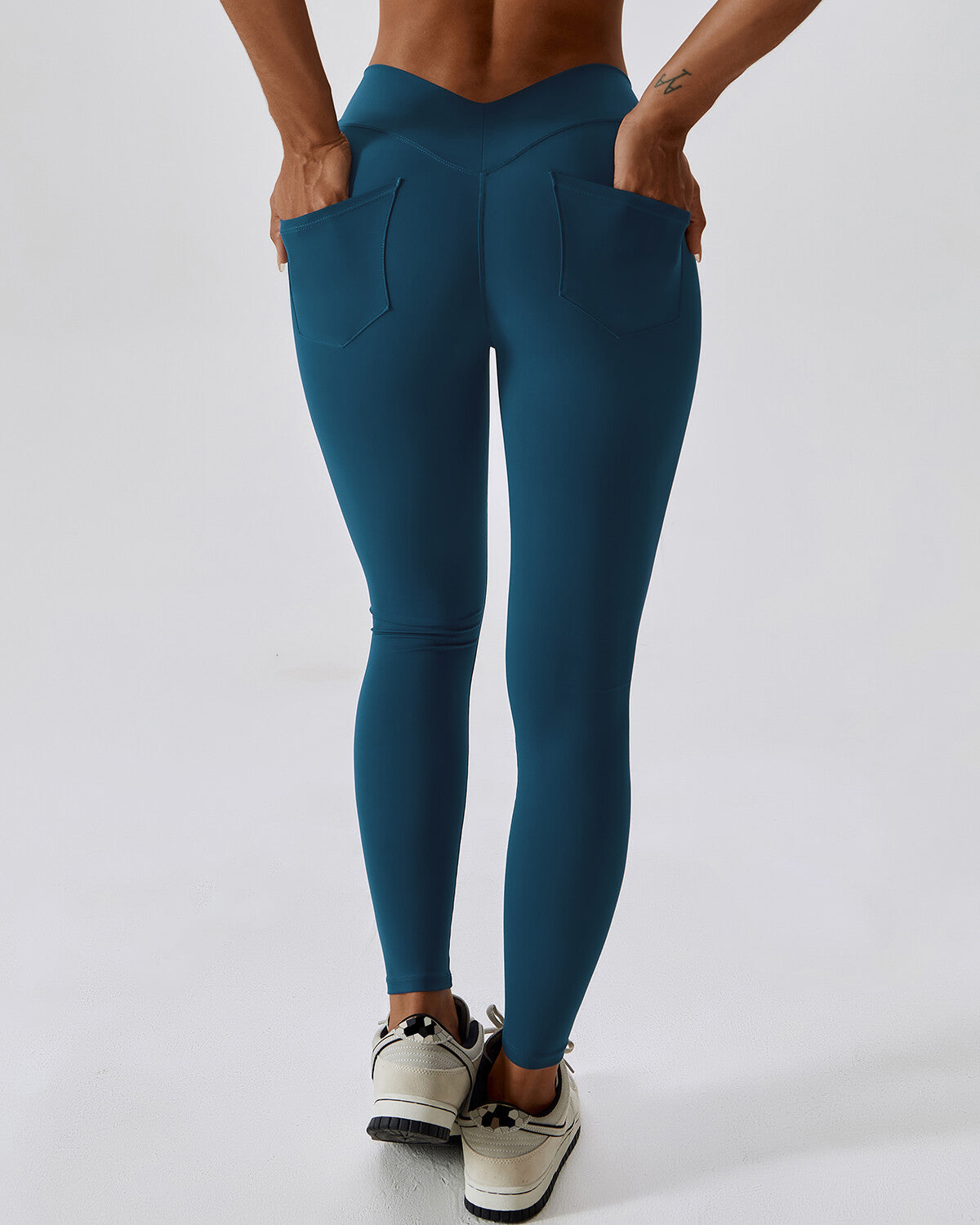 Bethany Seamless Pocket Leggings - Blue