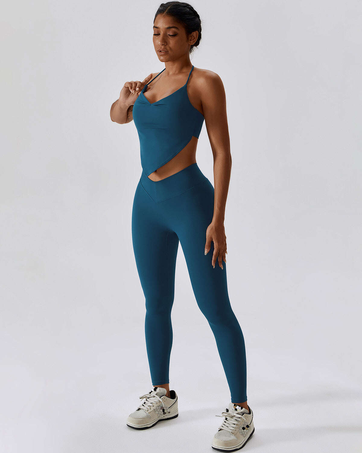 Bethany Seamless Pocket Leggings - Blue