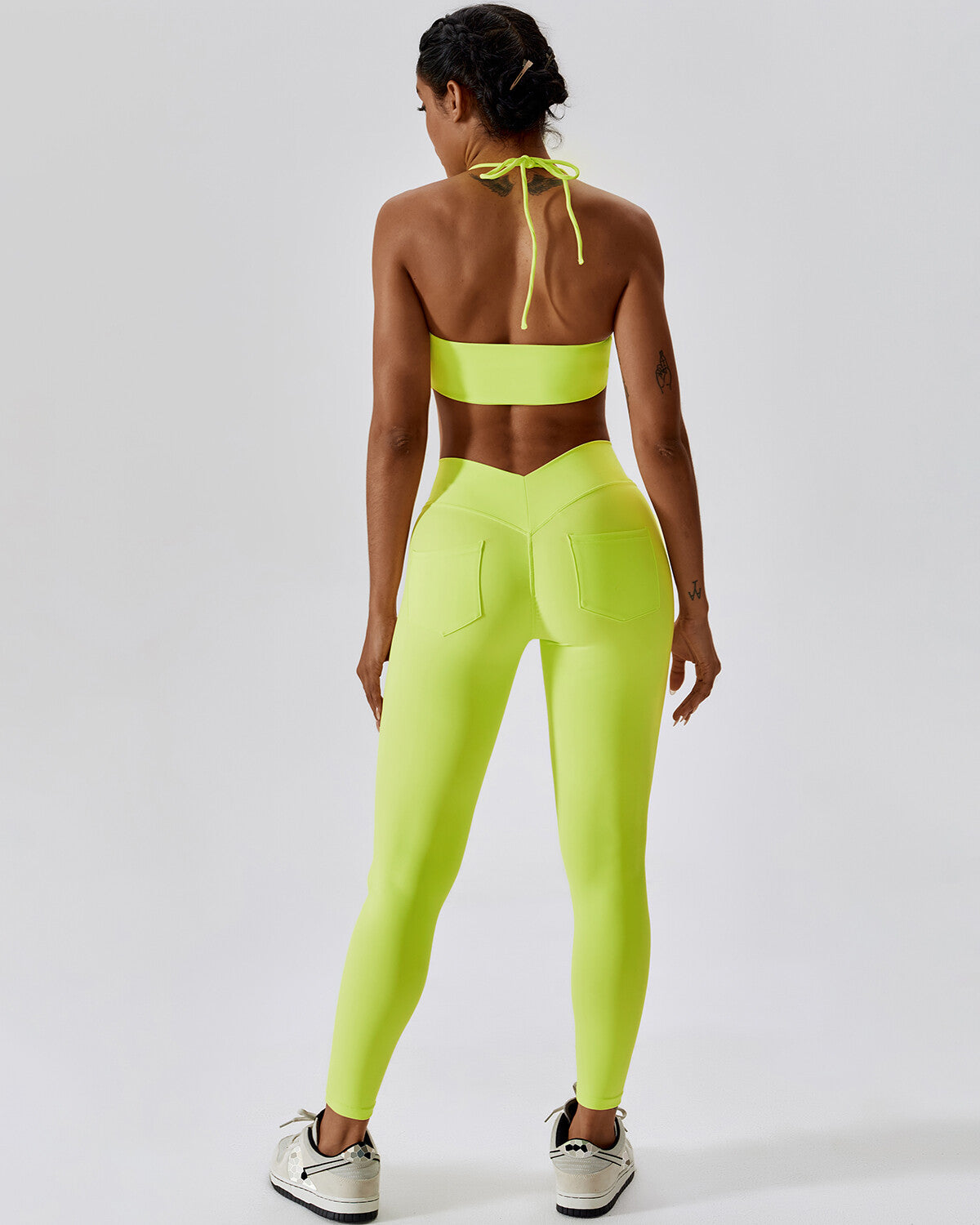 Bethany Seamless Pocket Leggings - Green