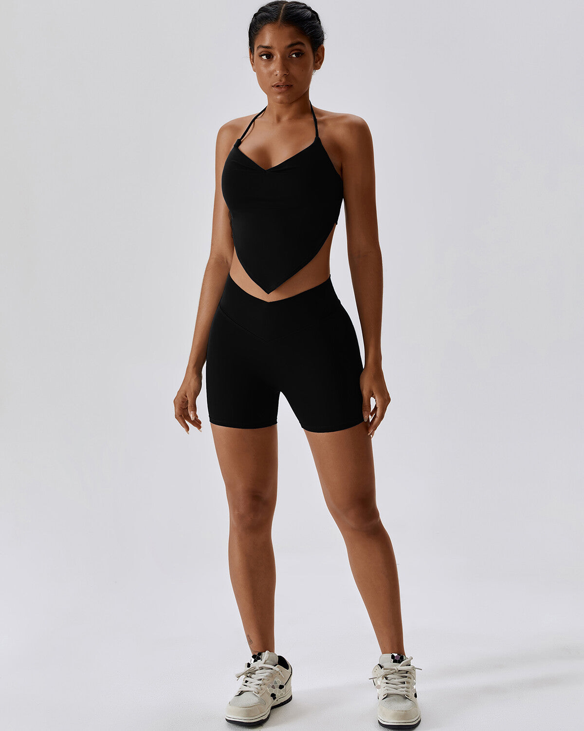 Bethany Seamless Pocket Shorts - Black