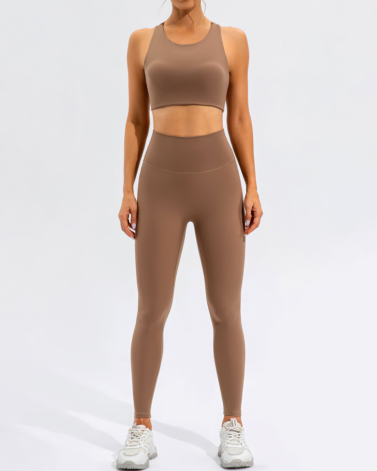 Cassandra Sports Bra - Brown