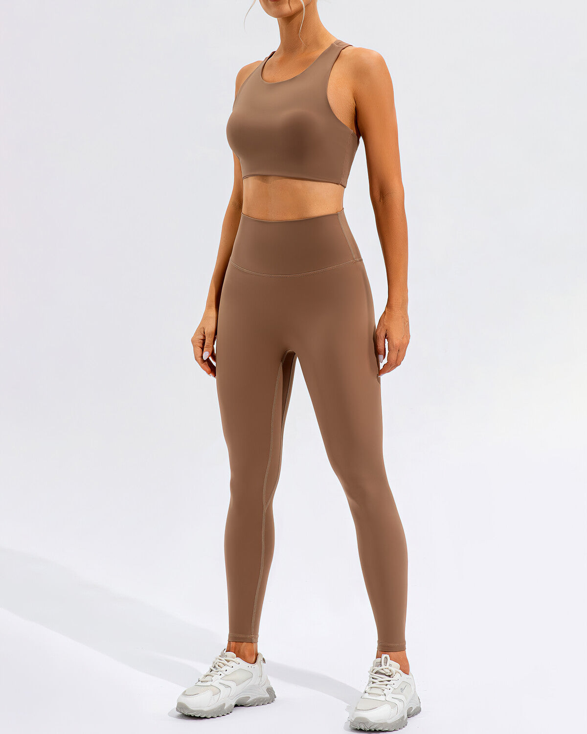 Cassandra Sports Bra - Brown