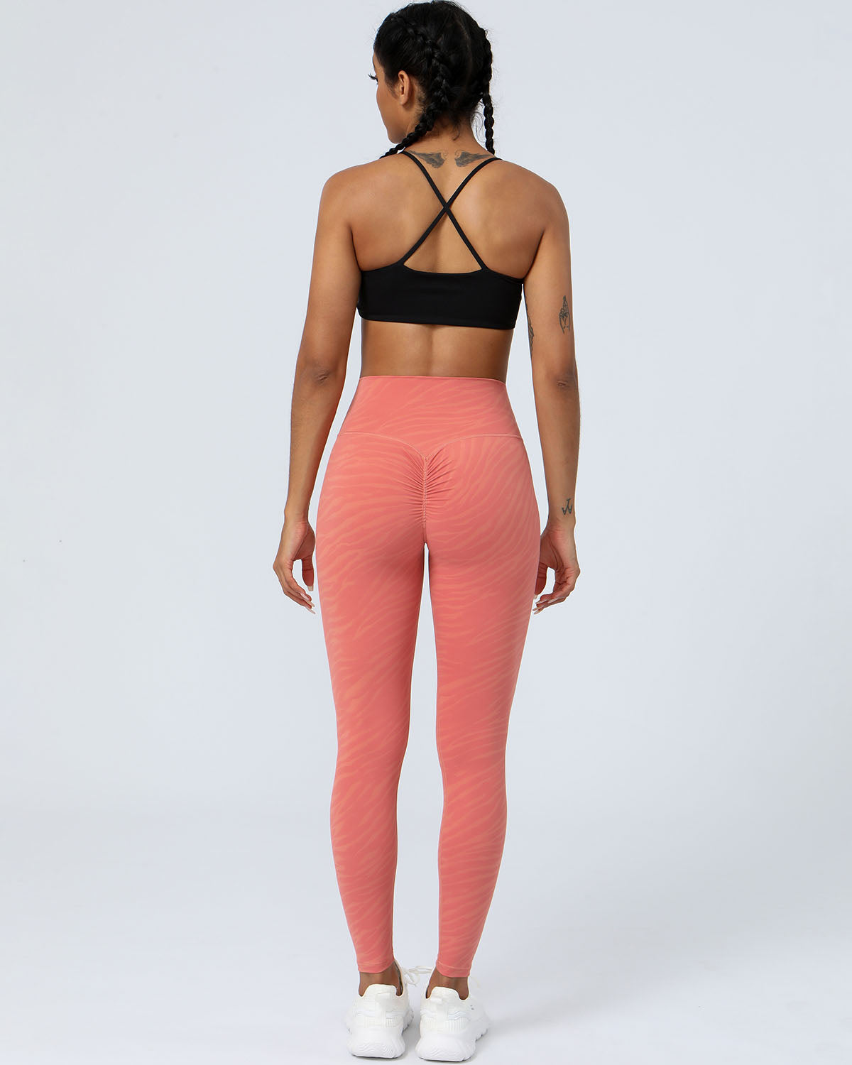 Chelsea Seamless Scrunch Leggings - Pink