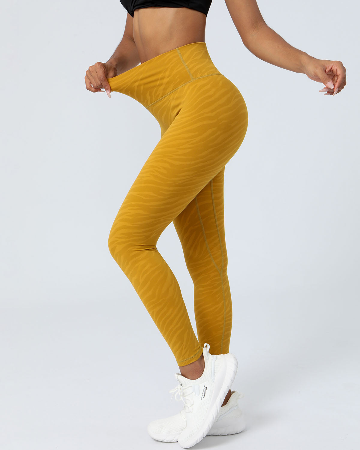 Chelsea Seamless Scrunch Leggings - Yellow